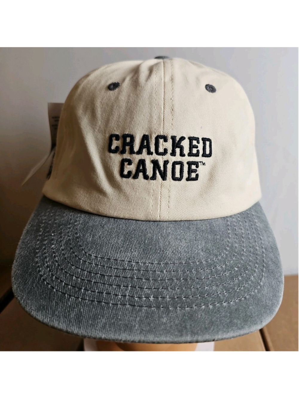 Cracked Canoe Big Green Egg Moosehead Beer Promo Hat Adjustable Strapback NWT